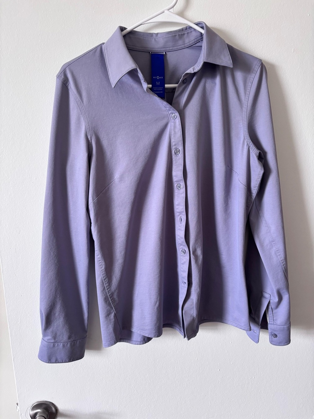 Kit and Ace Lilac Button-Up Stretch Dress Shirt
